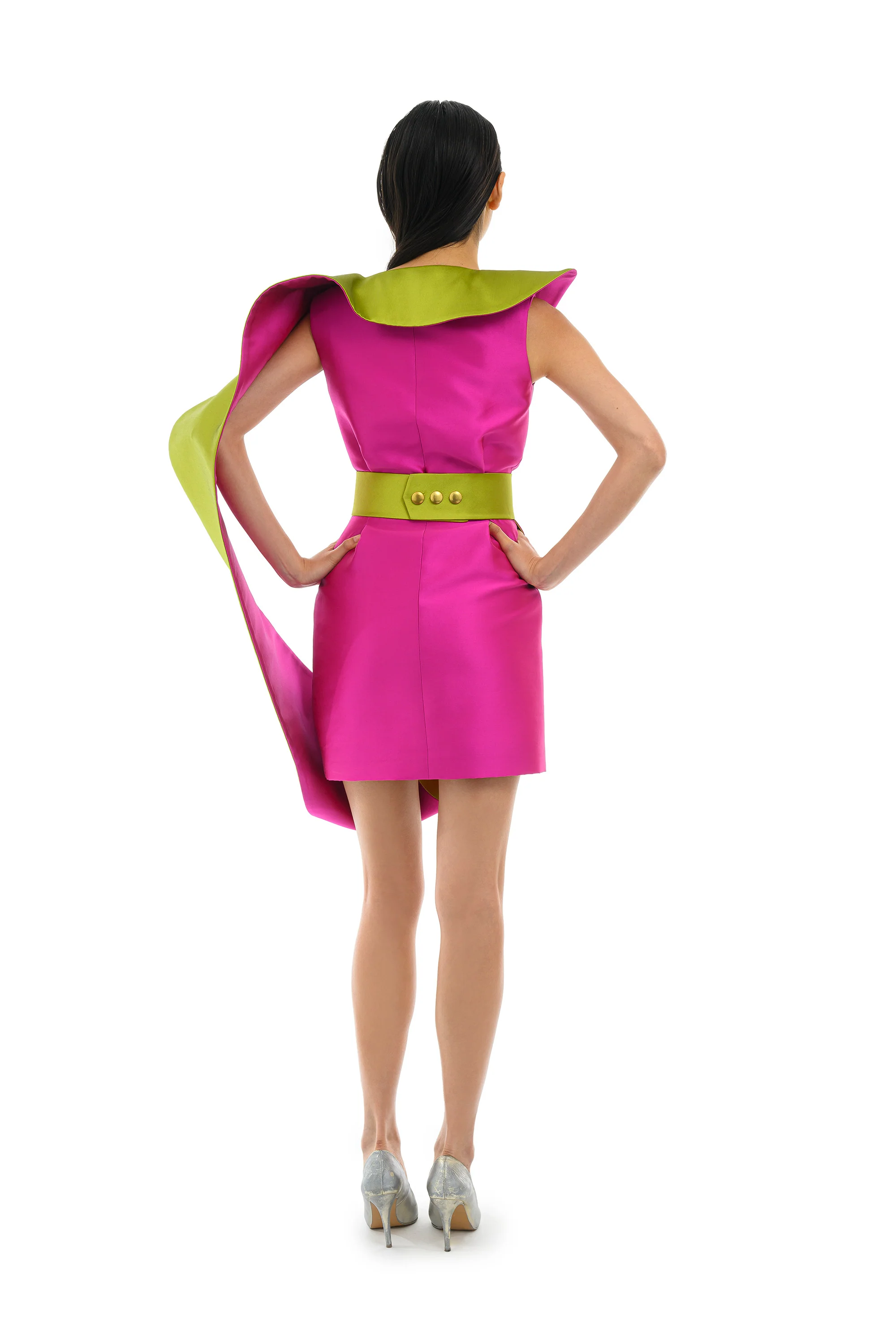 Coral Wave Dress - Image 3